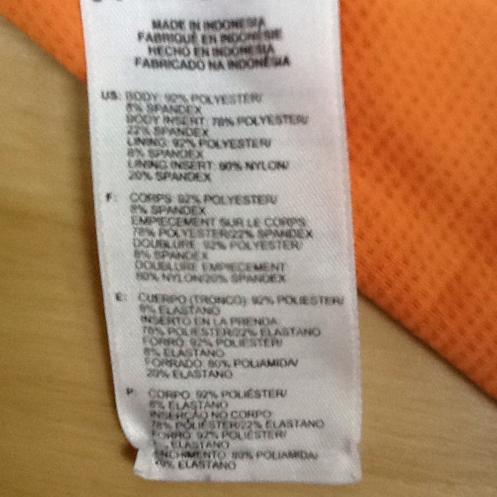 Adidas Climalite Racerback Tank Orange Sz M - Picture 6 of 12